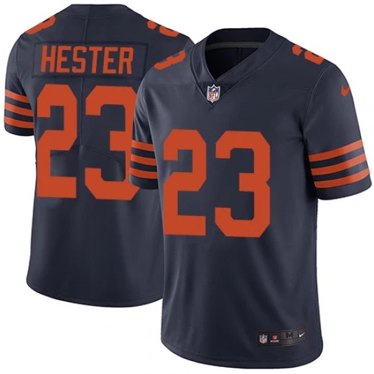 Men's Chicago Bears #23 Devin Hester Navy NFL Vapor untouchable Limited Stitched Jersey